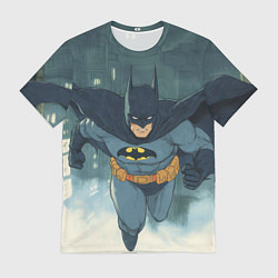 Футболка мужская Бэтмен старый стиль, цвет: 3D-принт
