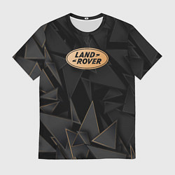 Футболка мужская Land Rover golden poly, цвет: 3D-принт