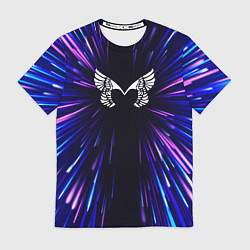 Футболка мужская Placebo neon energy, цвет: 3D-принт