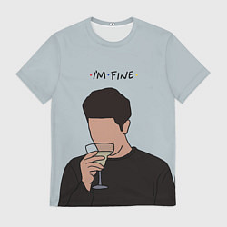 Футболка мужская Ross - im fine, цвет: 3D-принт