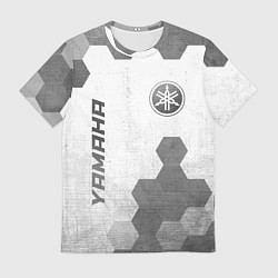Футболка мужская Yamaha - white gradient вертикально, цвет: 3D-принт