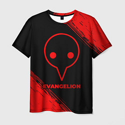 Футболка мужская Evangelion - red gradient, цвет: 3D-принт