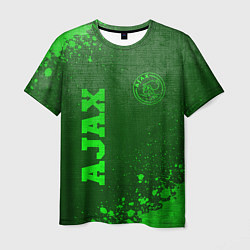 Футболка мужская Ajax - green gradient вертикально, цвет: 3D-принт