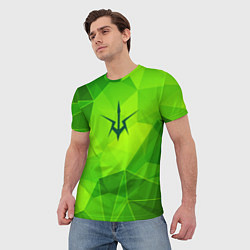 Футболка мужская Code Geass green poly, цвет: 3D-принт — фото 2