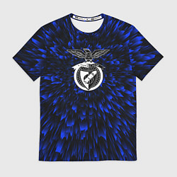 Футболка мужская Benfica blue energy, цвет: 3D-принт