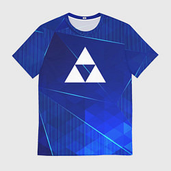 Футболка мужская Zelda blue poly, цвет: 3D-принт