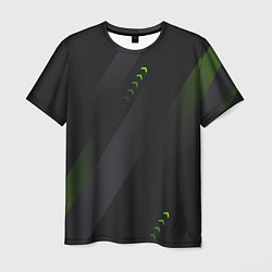 Футболка мужская Color black green, цвет: 3D-принт