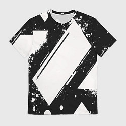 Футболка мужская Color black white, цвет: 3D-принт