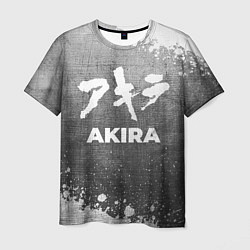 Футболка мужская Akira - grey gradient, цвет: 3D-принт