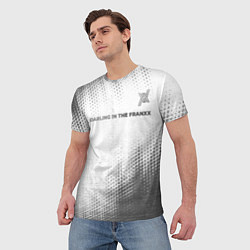 Футболка мужская Darling in the FranXX - white gradient посередине, цвет: 3D-принт — фото 2