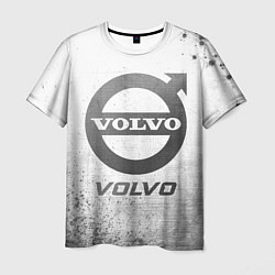Футболка мужская Volvo - white gradient, цвет: 3D-принт