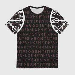 Футболка мужская Руны викингов, цвет: 3D-принт