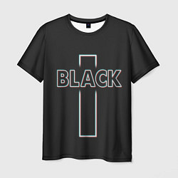 Футболка мужская Black - cross, цвет: 3D-принт