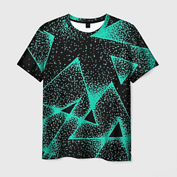 Футболка мужская The triangle is light blue, цвет: 3D-принт