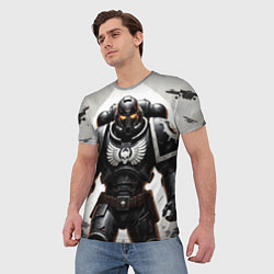 Футболка мужская Warhammer 40k космодесант, цвет: 3D-принт — фото 2