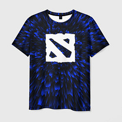 Футболка мужская Dota blue energy, цвет: 3D-принт