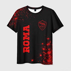 Футболка мужская Roma - red gradient вертикально, цвет: 3D-принт