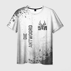 Футболка мужская Die Antwoord - white gradient вертикально, цвет: 3D-принт