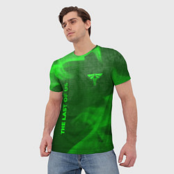 Футболка мужская The Last Of Us - green gradient вертикально, цвет: 3D-принт — фото 2