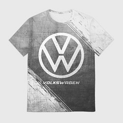Футболка мужская Volkswagen - grey gradient, цвет: 3D-принт