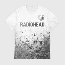 Футболка мужская Radiohead - white gradient посередине, цвет: 3D-принт