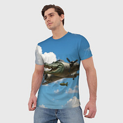 Футболка мужская Бомбардиро крокодило, цвет: 3D-принт — фото 2