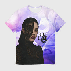 Футболка мужская Готический стиль Билли Айлиш, цвет: 3D-принт