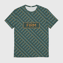 Футболка мужская Плавающий эффект - Фирм зеленый, цвет: 3D-принт