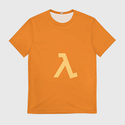 Мужская футболка Half-Life orange
