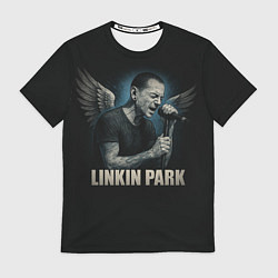 Футболка мужская Chester Bennington - Angel, цвет: 3D-принт