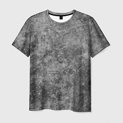 Футболка мужская Абстракция - grey polished chip, цвет: 3D-принт