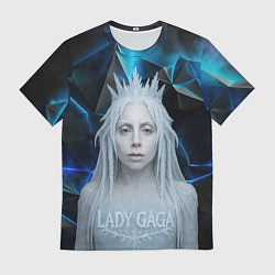 Футболка мужская Леди Гага стиль снежной королевы, цвет: 3D-принт