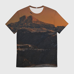 Футболка мужская Эльбрус, цвет: 3D-принт