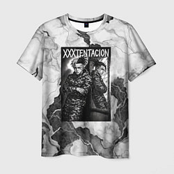 Футболка мужская XXXTentacion облокотился об зеркало, цвет: 3D-принт
