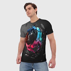 Футболка мужская Abstract graphics, цвет: 3D-принт — фото 2
