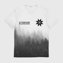 Футболка мужская Лес - это мой храм, цвет: 3D-принт
