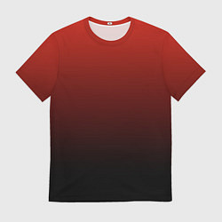 Футболка мужская Red gradient, цвет: 3D-принт