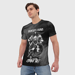 Футболка мужская Викинг с топором с мистическими спутниками, цвет: 3D-принт — фото 2