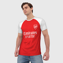 Футболка мужская Аршавин форма Арсеал, цвет: 3D-принт — фото 2