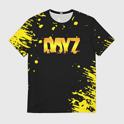 Футболка мужская Dayz краски желтые краски, цвет: 3D-принт