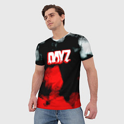 Футболка мужская Dayz дым текстура, цвет: 3D-принт — фото 2