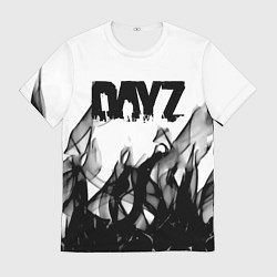Футболка мужская Dayz текстура огонь, цвет: 3D-принт