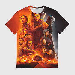Футболка мужская Главные герои Dune part two, цвет: 3D-принт