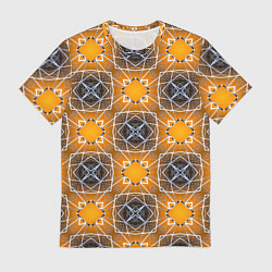 Футболка мужская Солнечный калейдоскоп, цвет: 3D-принт