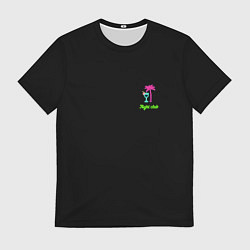 Футболка мужская Night club neon, цвет: 3D-принт