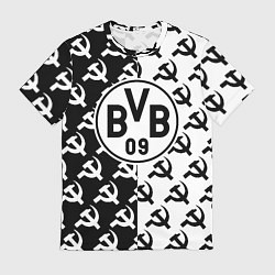 Футболка мужская Borussia паттерн ссср, цвет: 3D-принт