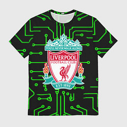 Футболка мужская Liverpool плата текстура, цвет: 3D-принт