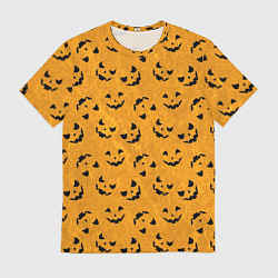 Футболка мужская Страшно веселый паттерн на Halloween, цвет: 3D-принт