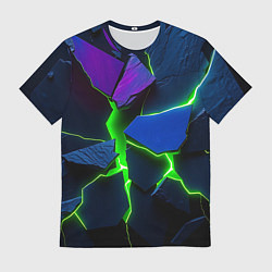 Футболка мужская Neon tile, цвет: 3D-принт