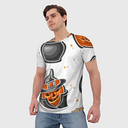 Футболка мужская Candy halloween, цвет: 3D-принт — фото 2